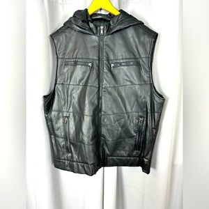MEN’s INC FAUX LEATHER VEST